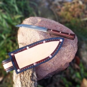 "Rattlesnake" Hunter Knife | 1065 High Carbon Steel, Walnut | 5.3" Overall