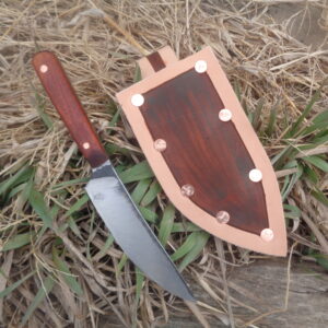 "Little Big Knife" Bushcraft Knife | 1065 High Carbon Steel, Maple | 7.7" Overall