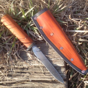 SPECIAL "Creek Pal" Bird & Trout Knife | 5160 HC Steel, Antique Hickory | 5.0" Overall