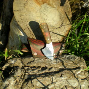 "The Cahokia" - Maple Burl Hunting Knife