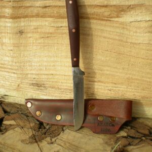"Bobcat Field Knife" Hunting Knife | 5160 HC Steel, Walnut | 3.5" Overall