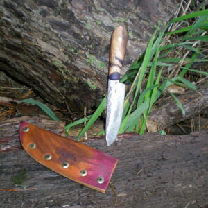 "The Barkeep" - Stabilized Maple Kitchen Knife