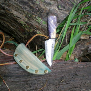"The Snipe" - Stabilized Maple Neck Knife