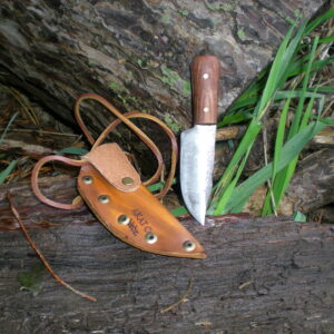 "The Buckaroo" - Popcorn Oak Neck Knife